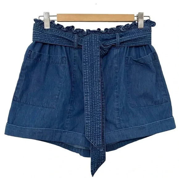 Cleobella REVOLVE Joplin Dress Shorts Chambray Denim Scandi Girl - Picture 7 of 17